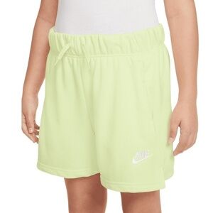 NWT Nike Sportswear Club Big Kids' French Terry
Shorts In Lime Ice White Size XL